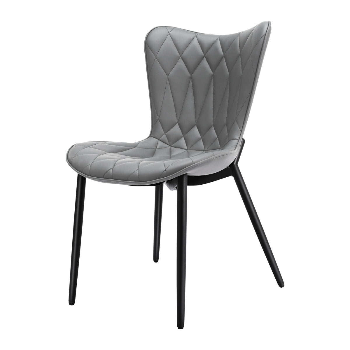 Barhocker Barstühle mit Lehne Verschleißfest Kratzfest Schwarz/Grau 2er Set (Schwarz)