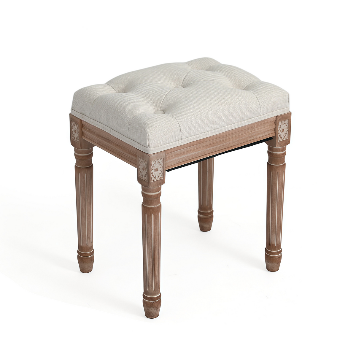 HomeMiYN Country House Velvet Dressing Table Stool