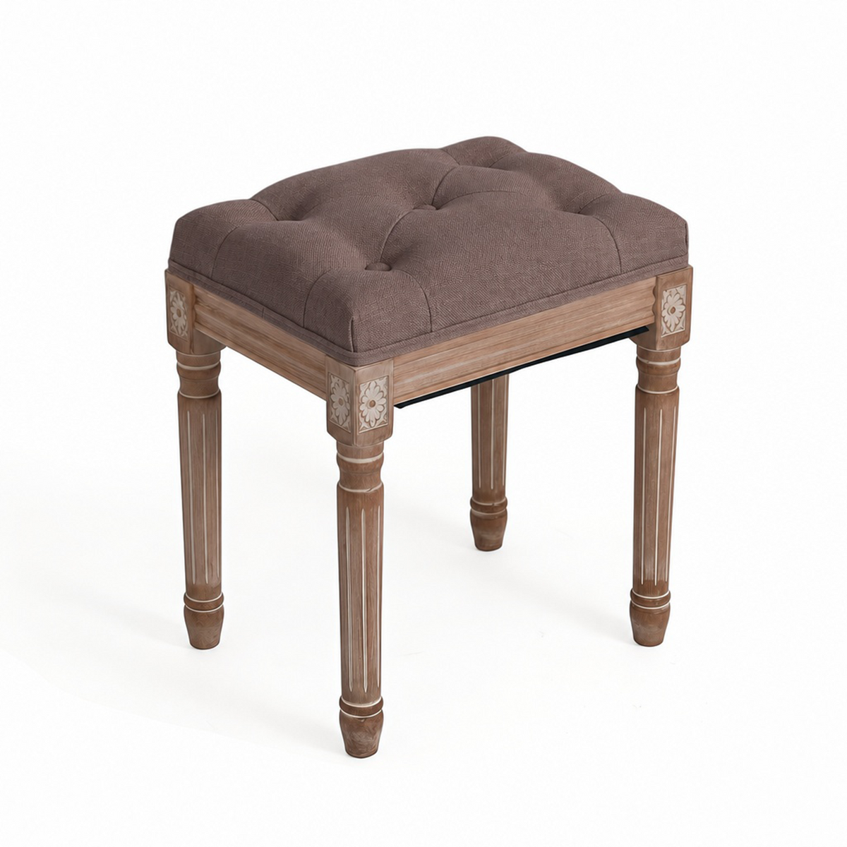 HomeMiYN Country House Velvet Dressing Table Stool