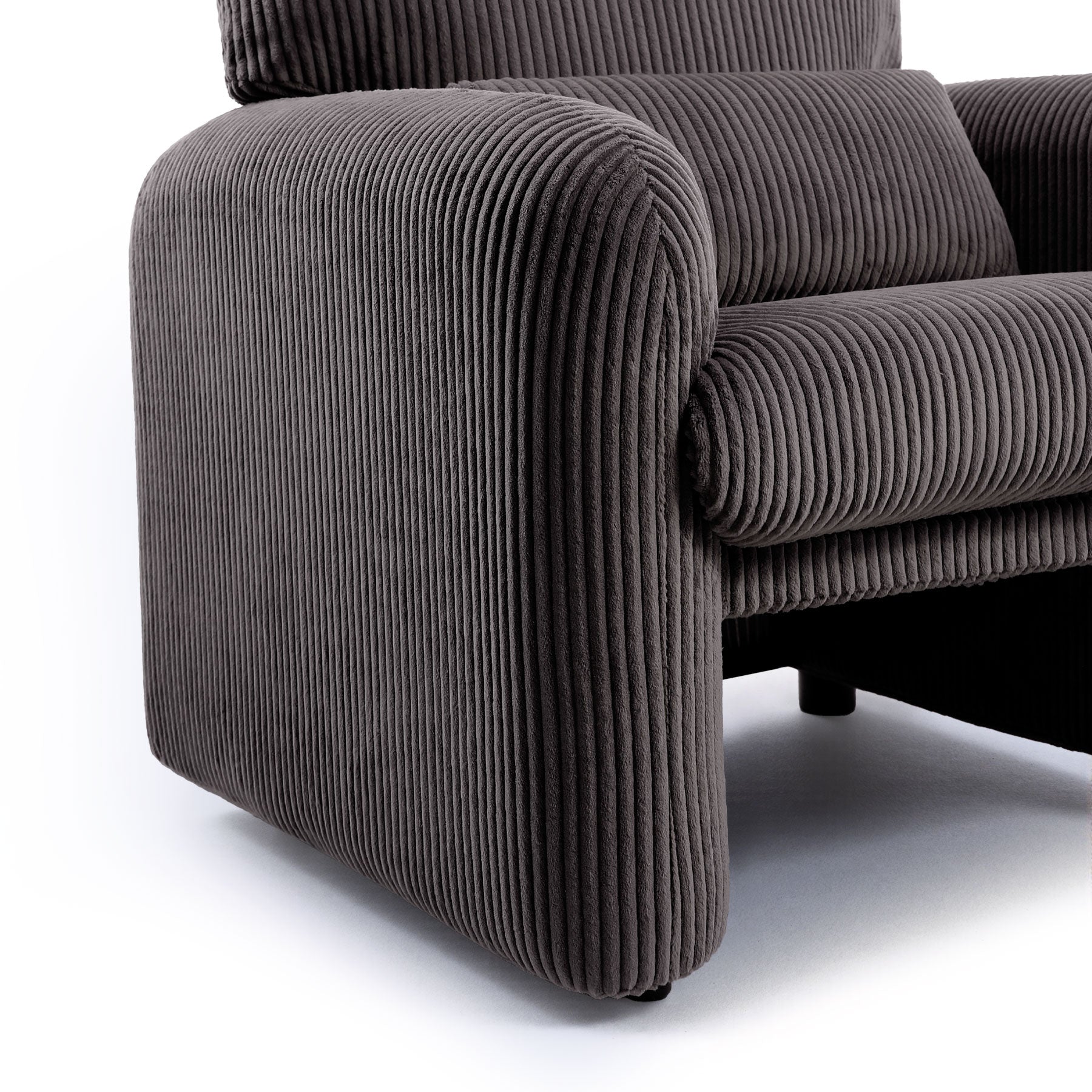 HomeMiYN Accent Chair, 32 inches Armchair with Sofa Pillow, Modern Single Sofa