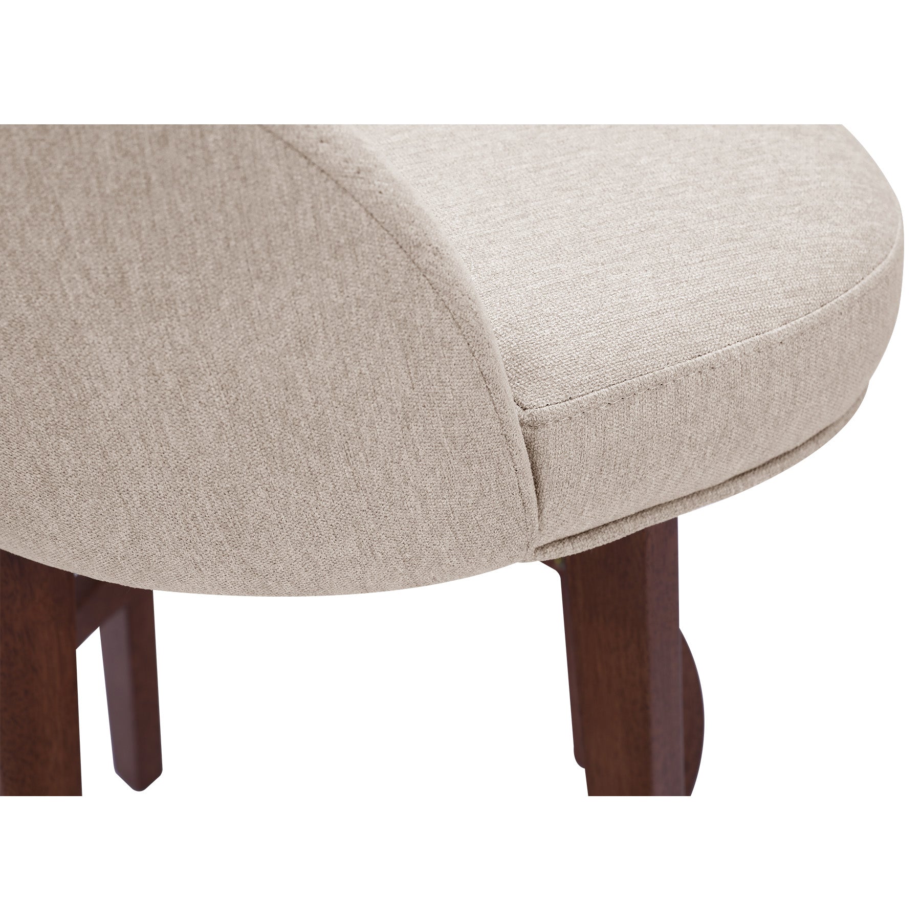 Modern Swivel Bar Stool #base-shape_Round Base #color_Dove Gray