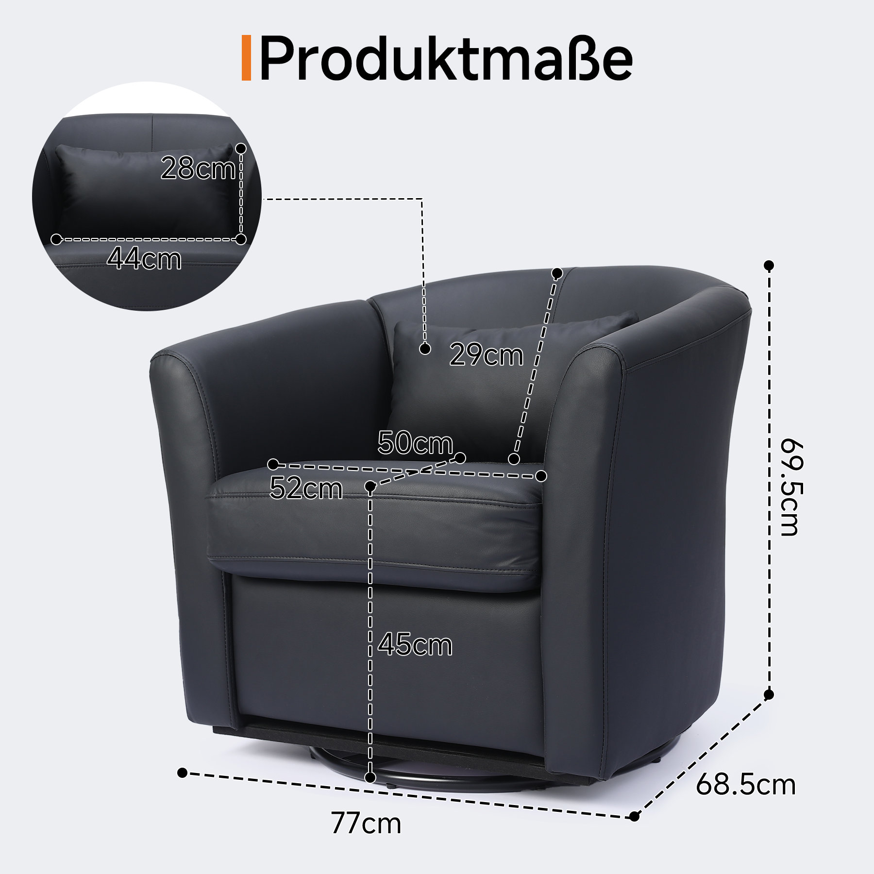 Leather Tub Chair