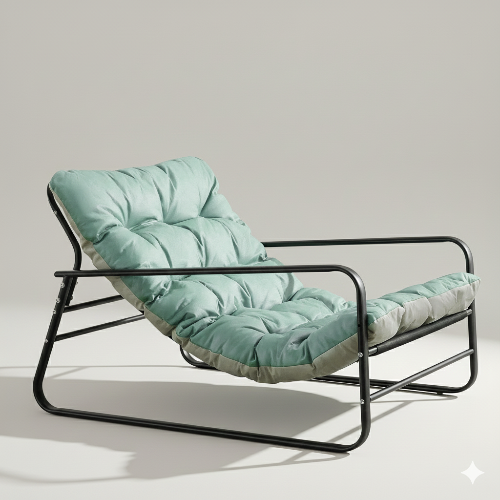 HomeMiYN Steel Pipe Sofa Tubular Steel Chair