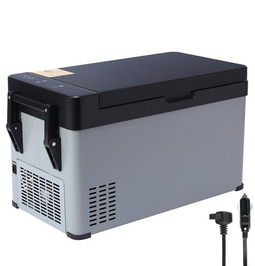 Tragbare Kompressor Kühlbox 31.5 L Autokühlschrank, Zweizonen,  APP-Steuerung, 12/24 V DC und 100-240 V AC für Zuhause, Camping