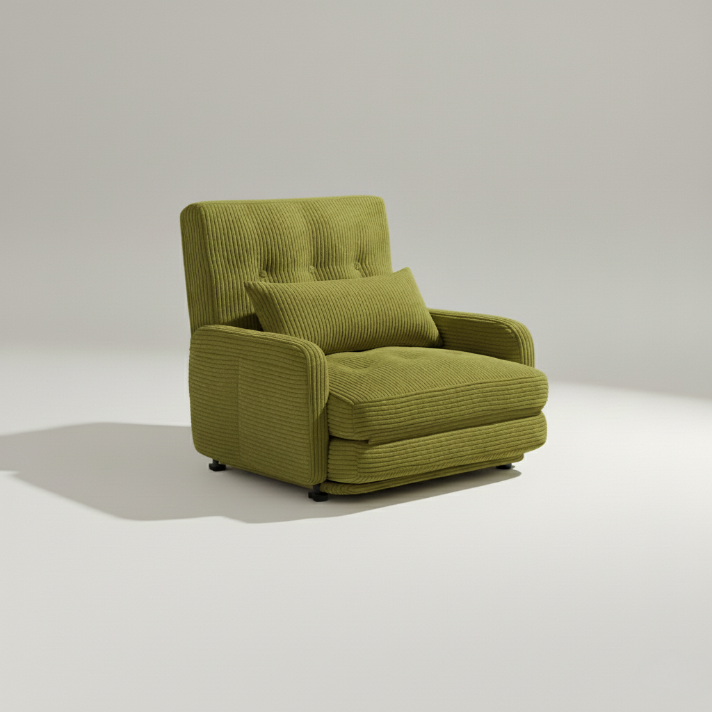 HomeMiYN Folding Sofa Bed in green color #color_Green