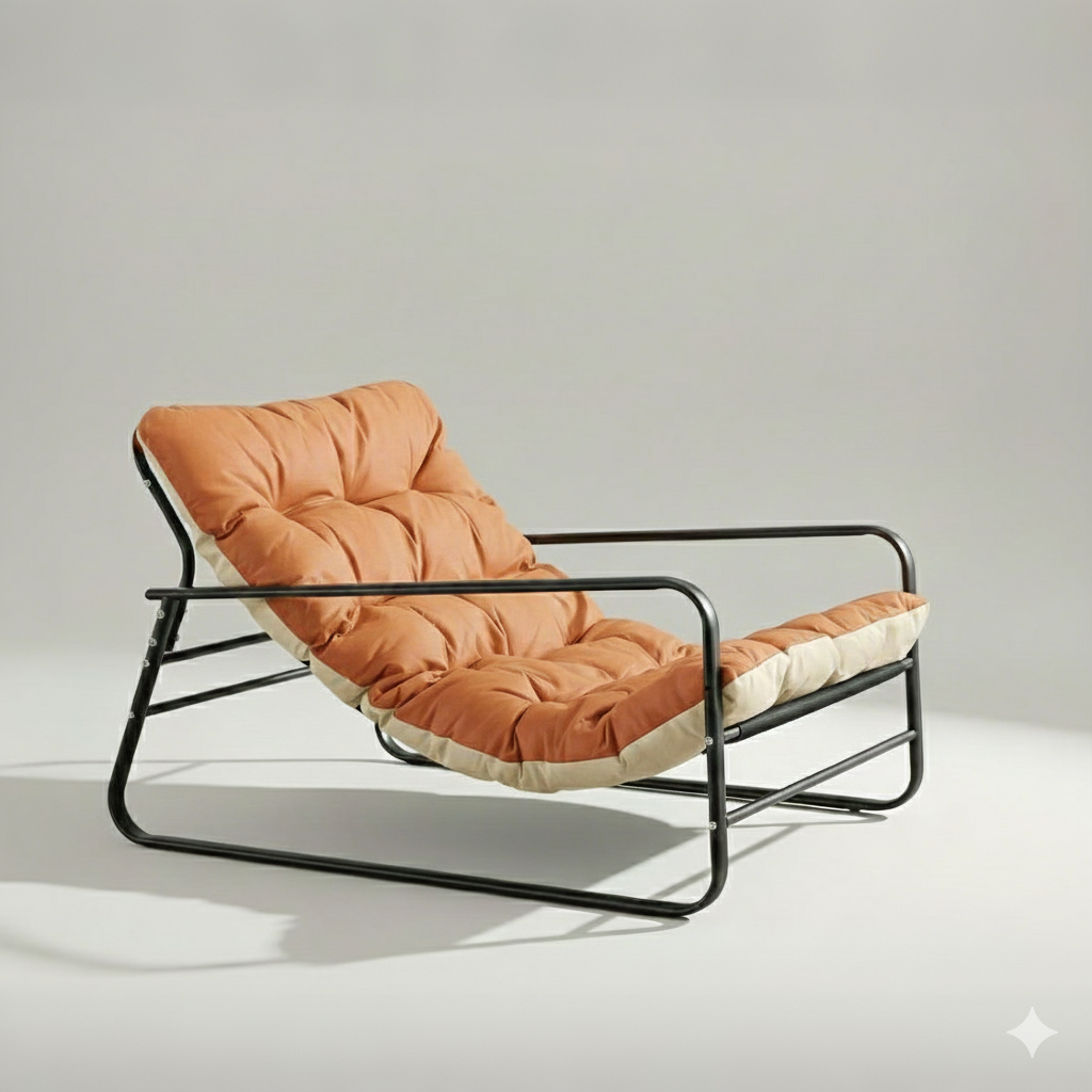 HomeMiYN Steel Pipe Sofa Tubular Steel Chair