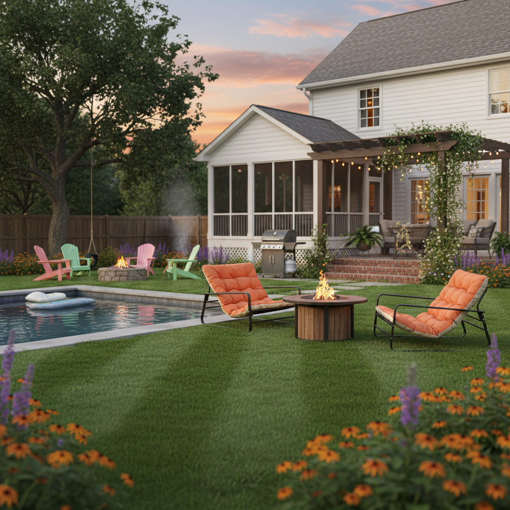 Outdoor Steel Pipe Sofa Tubular Steel Chair#color_Orange