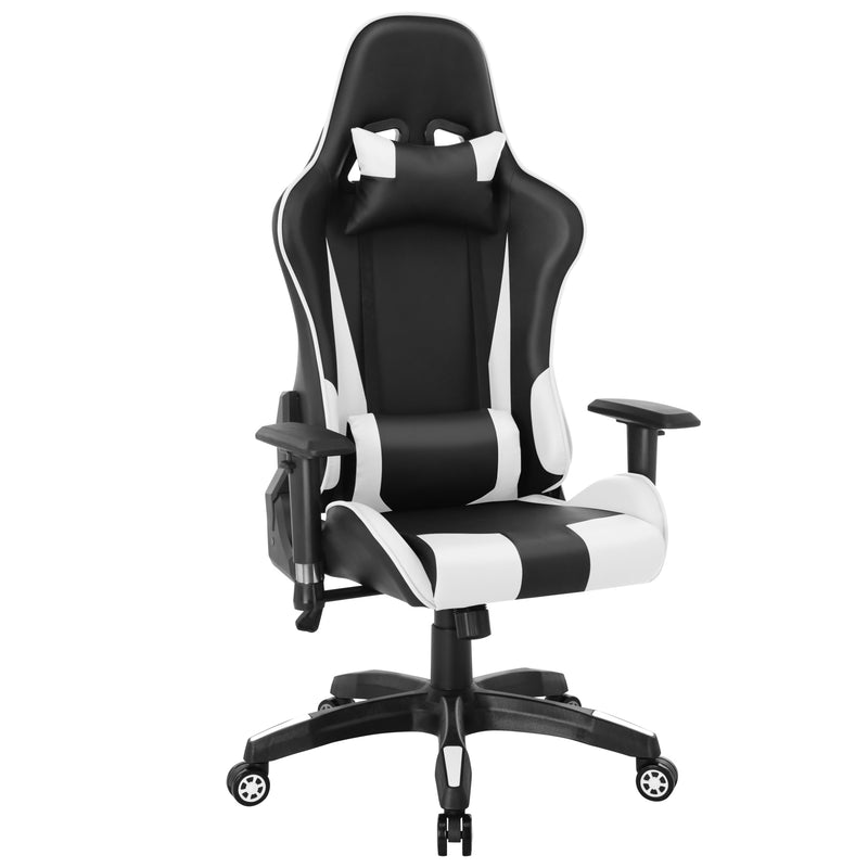 HomeMiYN Gaming Chair Racing Reclining Swivel High Back Chair Set