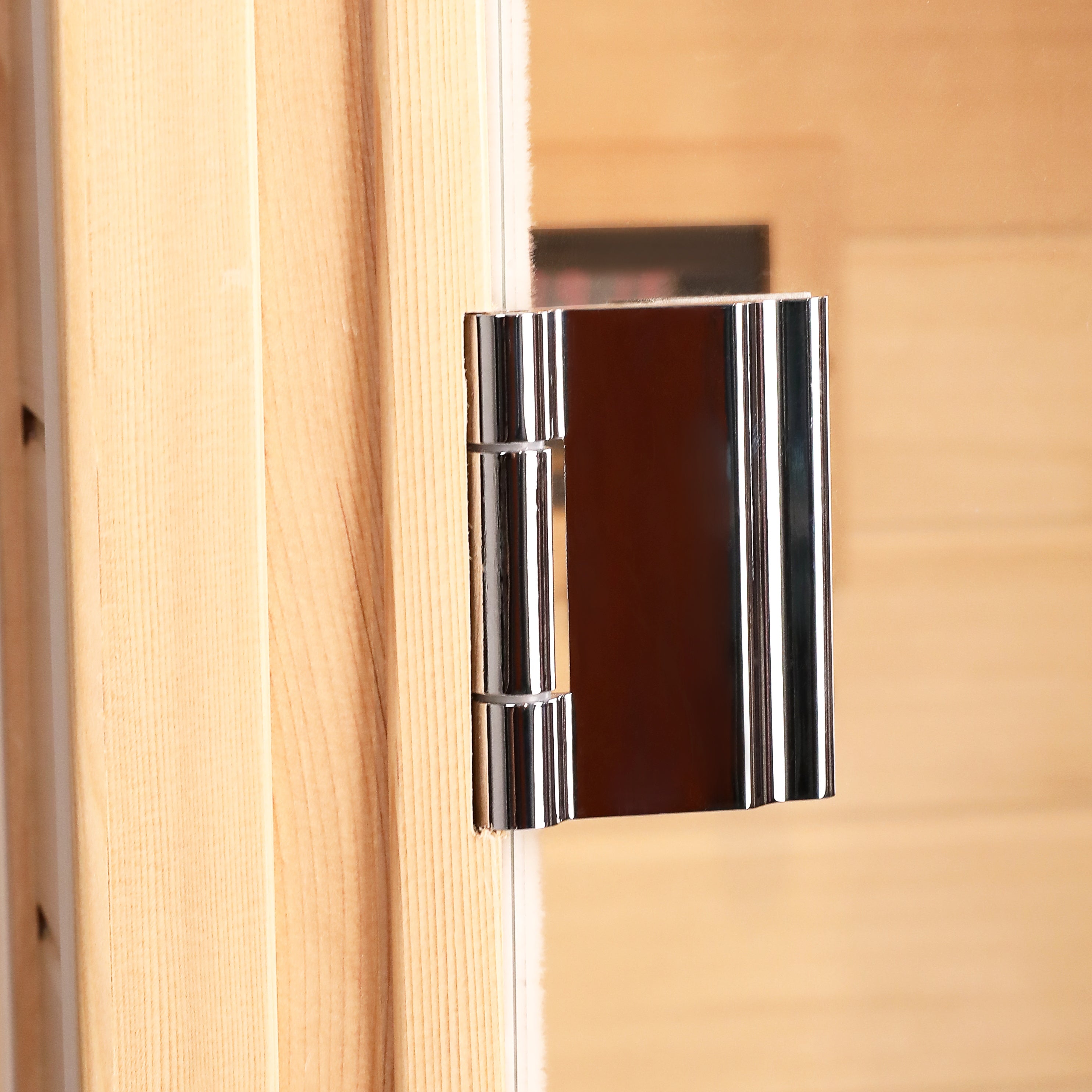 HomeMiYN 1 Single Person Indoor Bluetooth Compatible Low EMF FAR Infrared Sauna in Hemlock