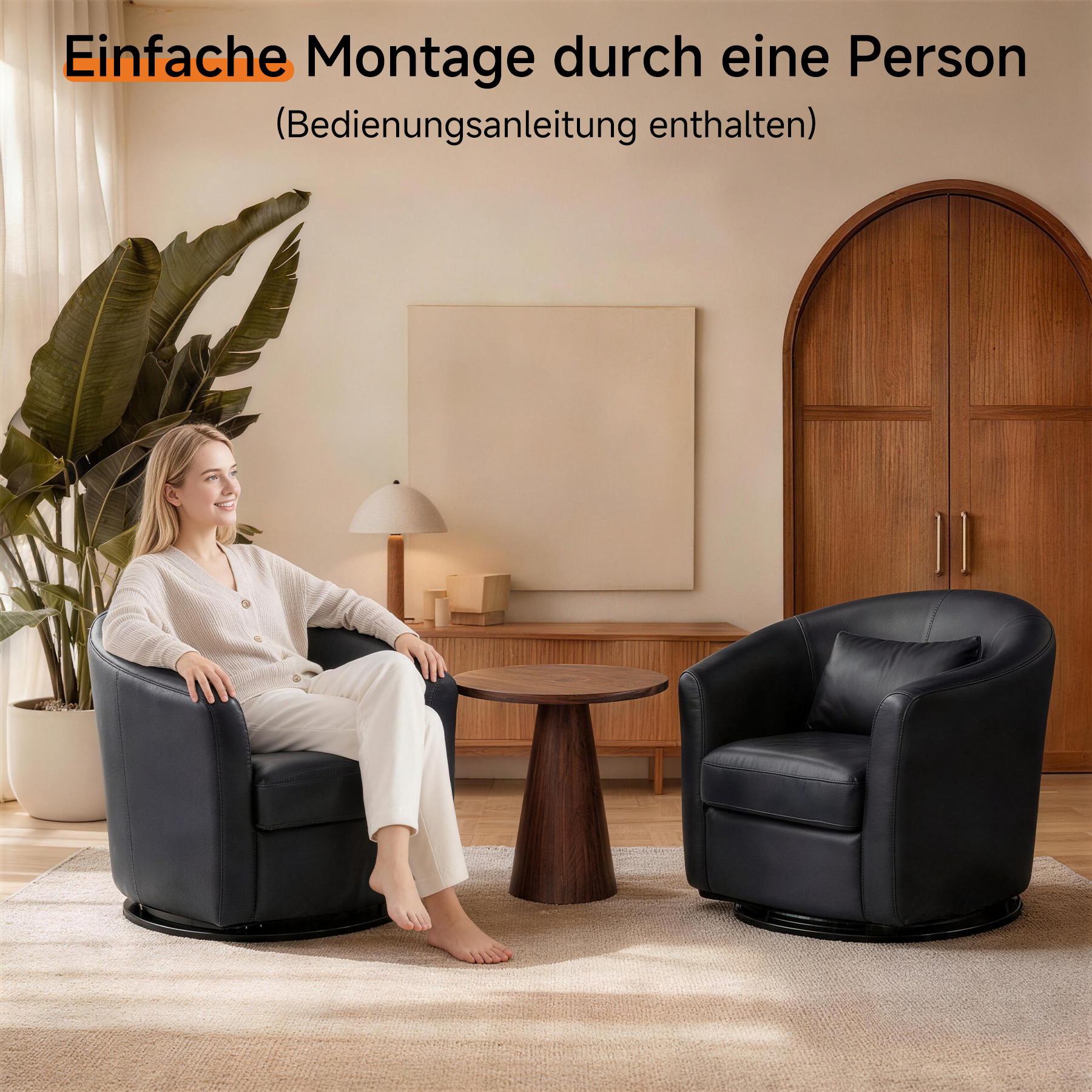 Leather Tub Chair