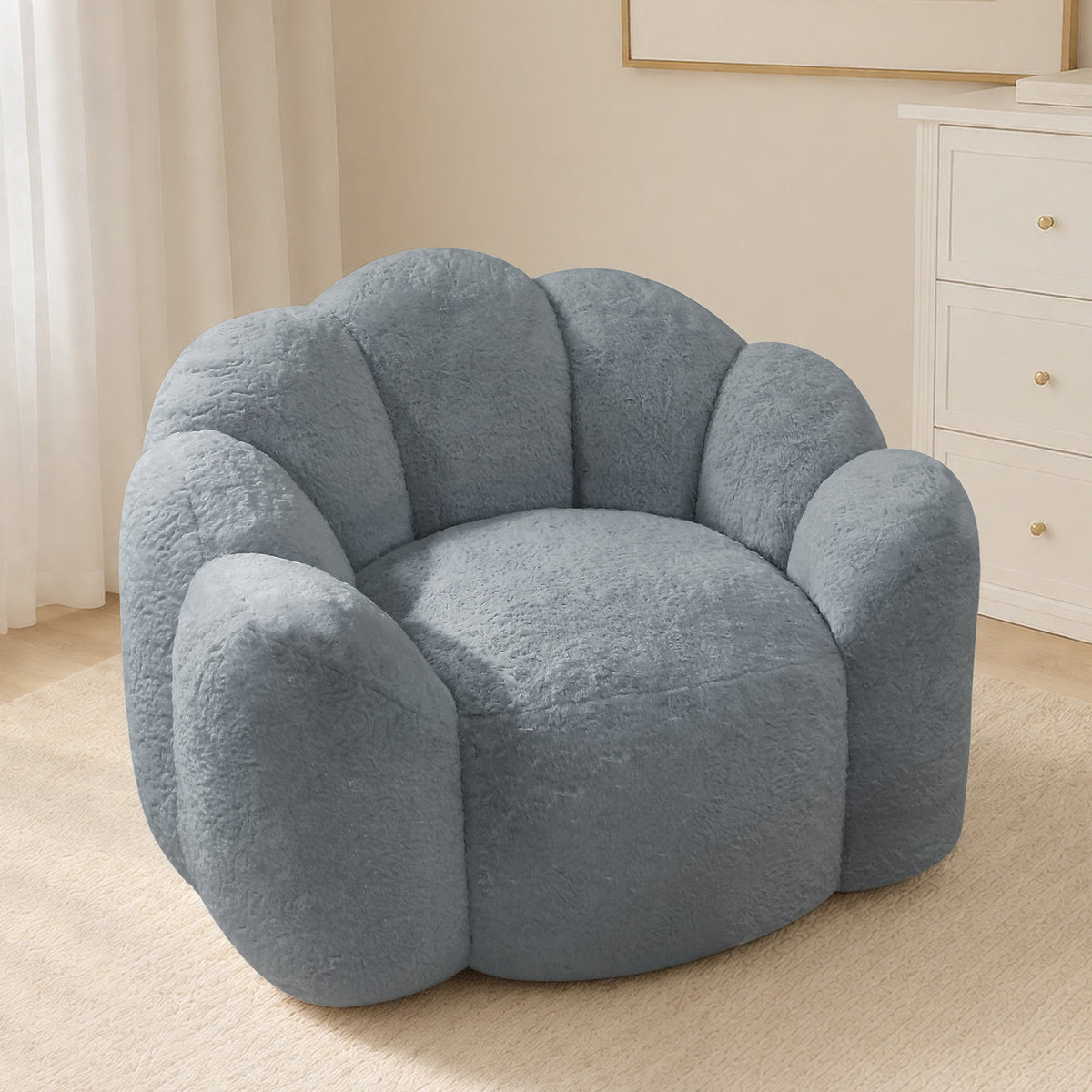 HomeMiYN Flower Shaped Bean Bag Chair for Adults