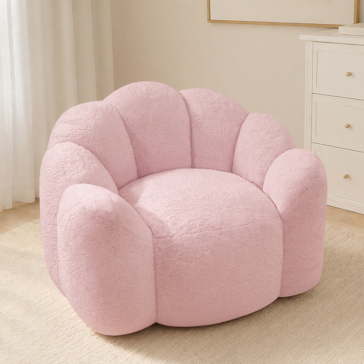 HomeMiYN Flower Shaped Bean Bag Chair for Adults