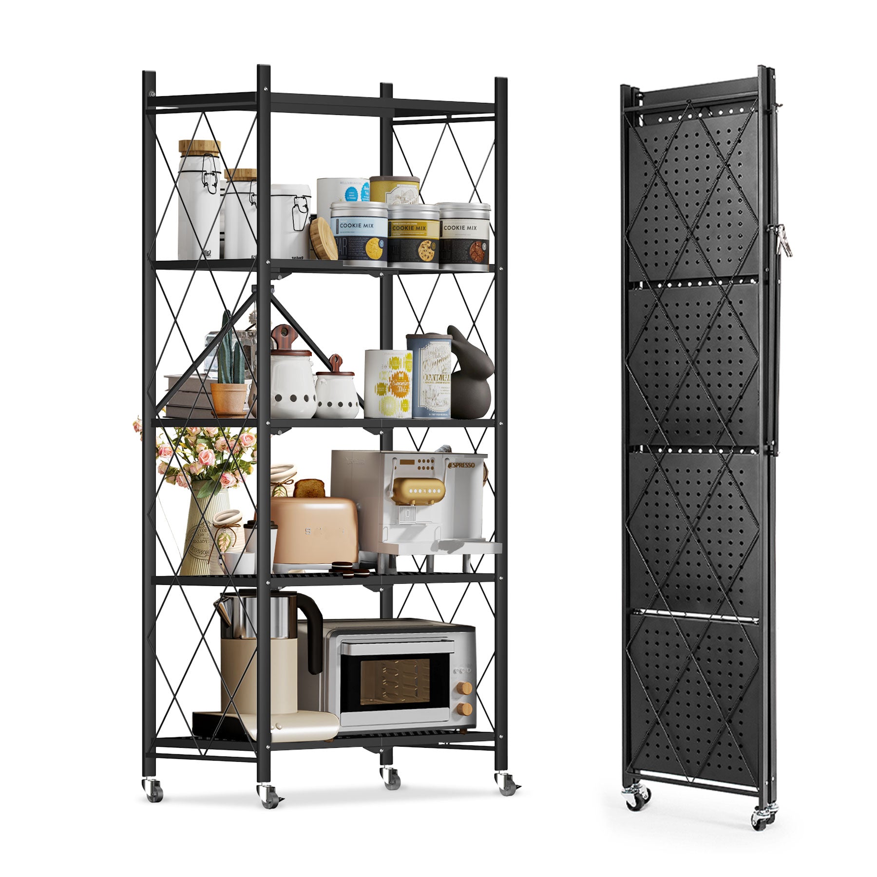 5-Tier Foldable Shelf