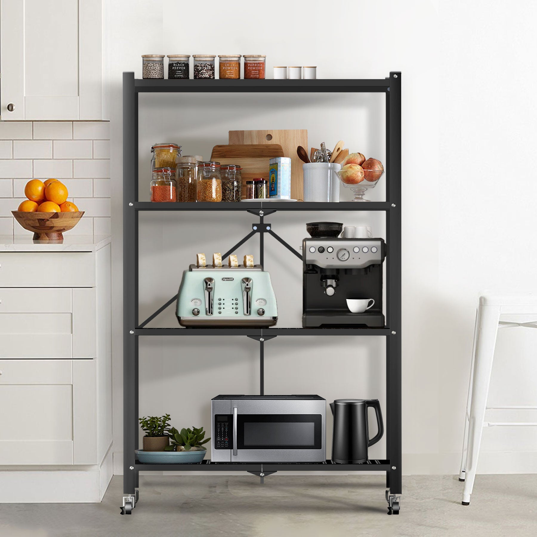 4-Tier Foldable Shelf