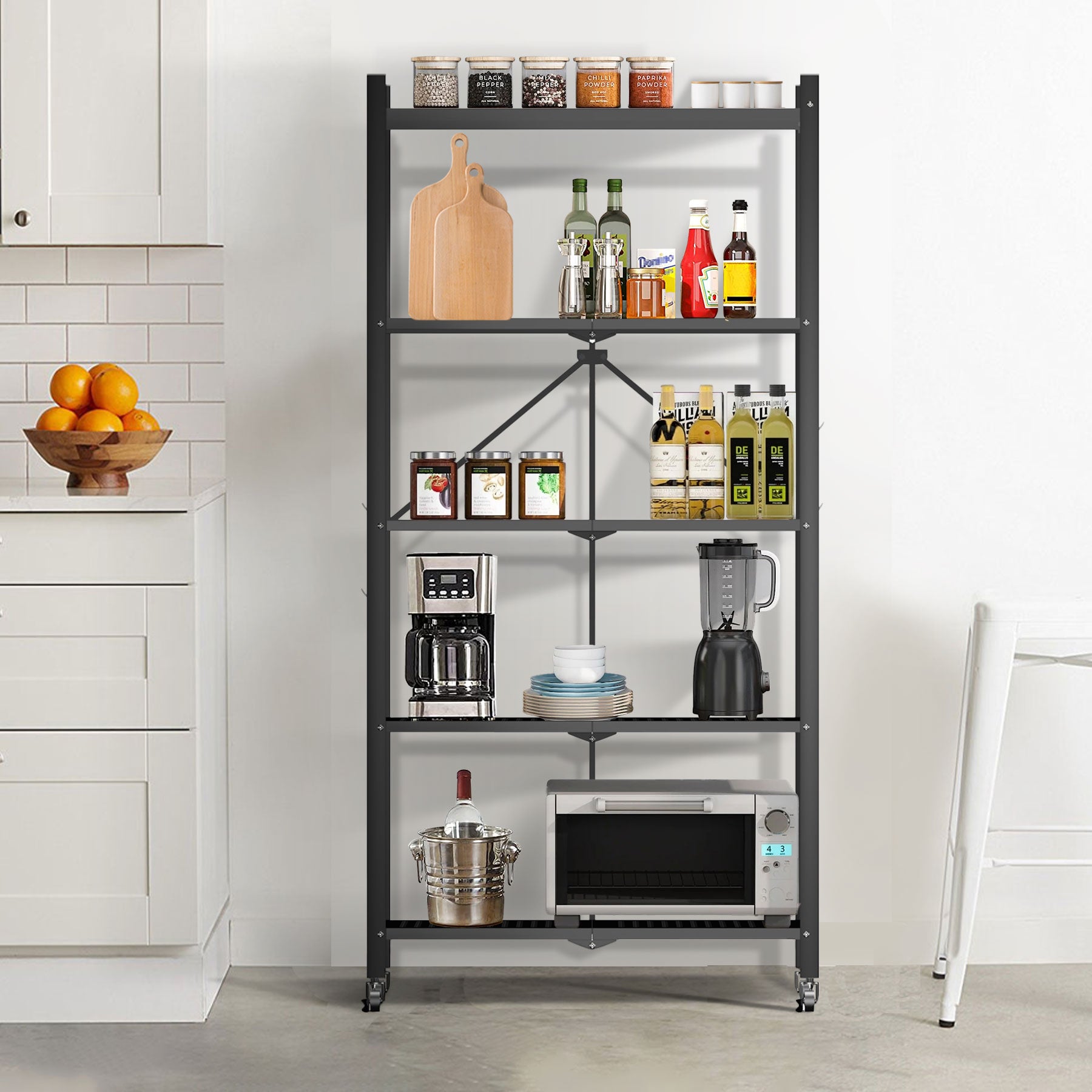 5-Tier Foldable Shelf