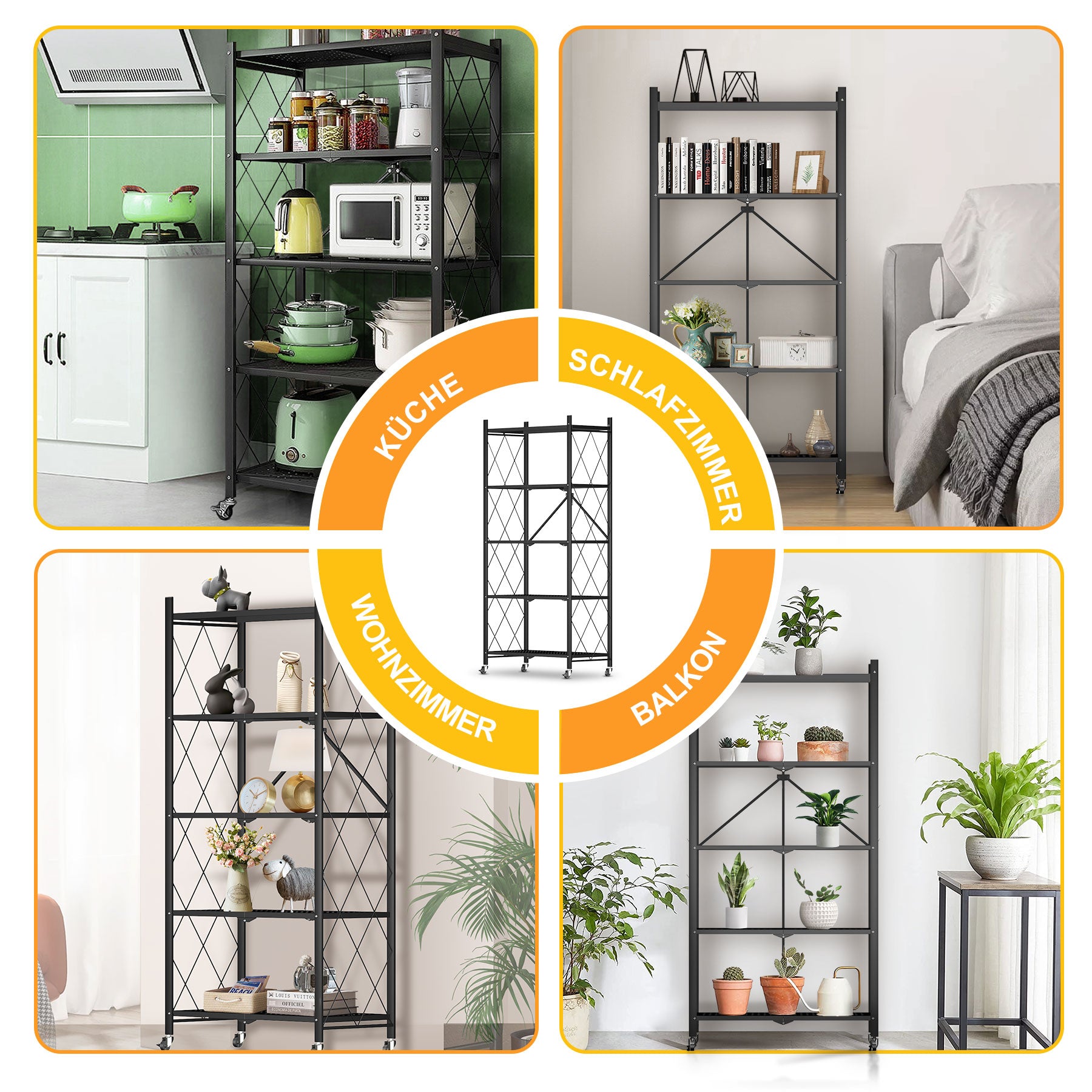 5-Tier Foldable Shelf