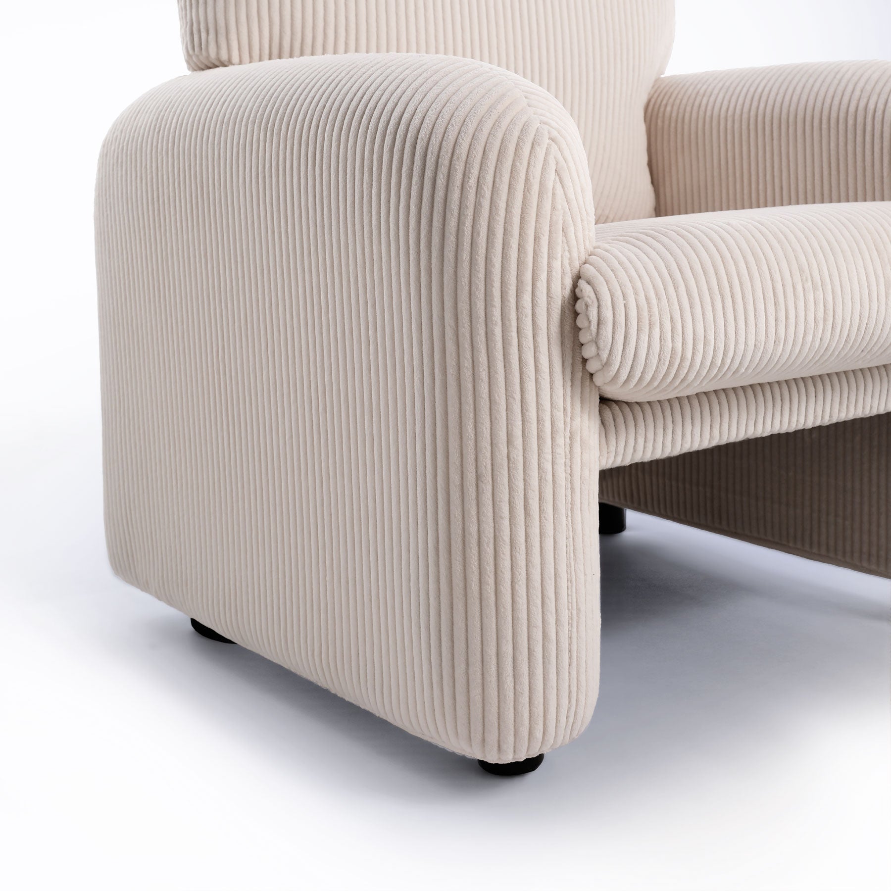 HomeMiYN Accent Chair, 32 inches Armchair with Sofa Pillow, Modern Single Sofa