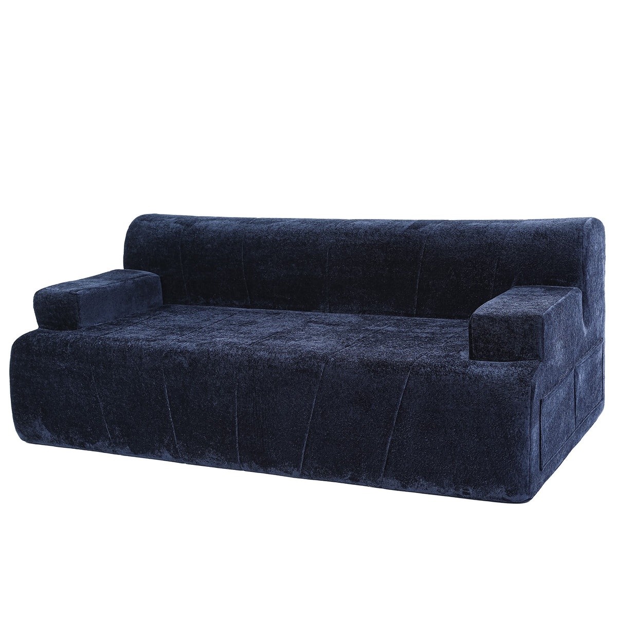 HomeMiYN 178cm 3-Seater Corduroy Boneless Sofa No Assembly Required