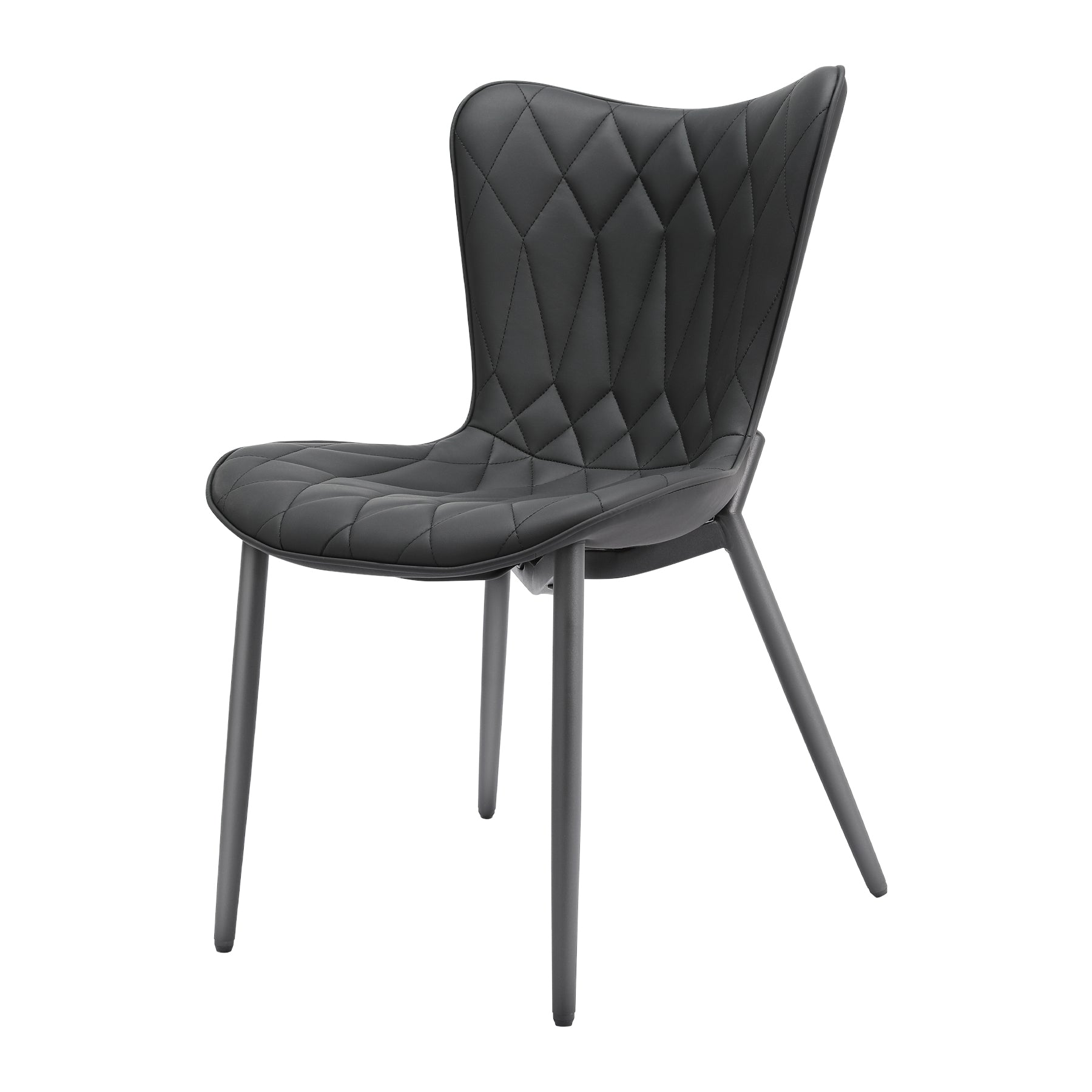 Cat Scratch Leather High Bar Stool