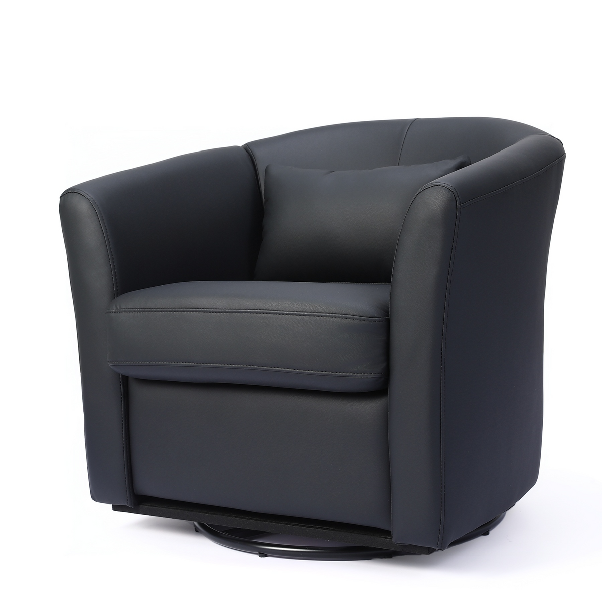HomeMiYN 360° Swivel Relaxing Chair with Storage for Living Room