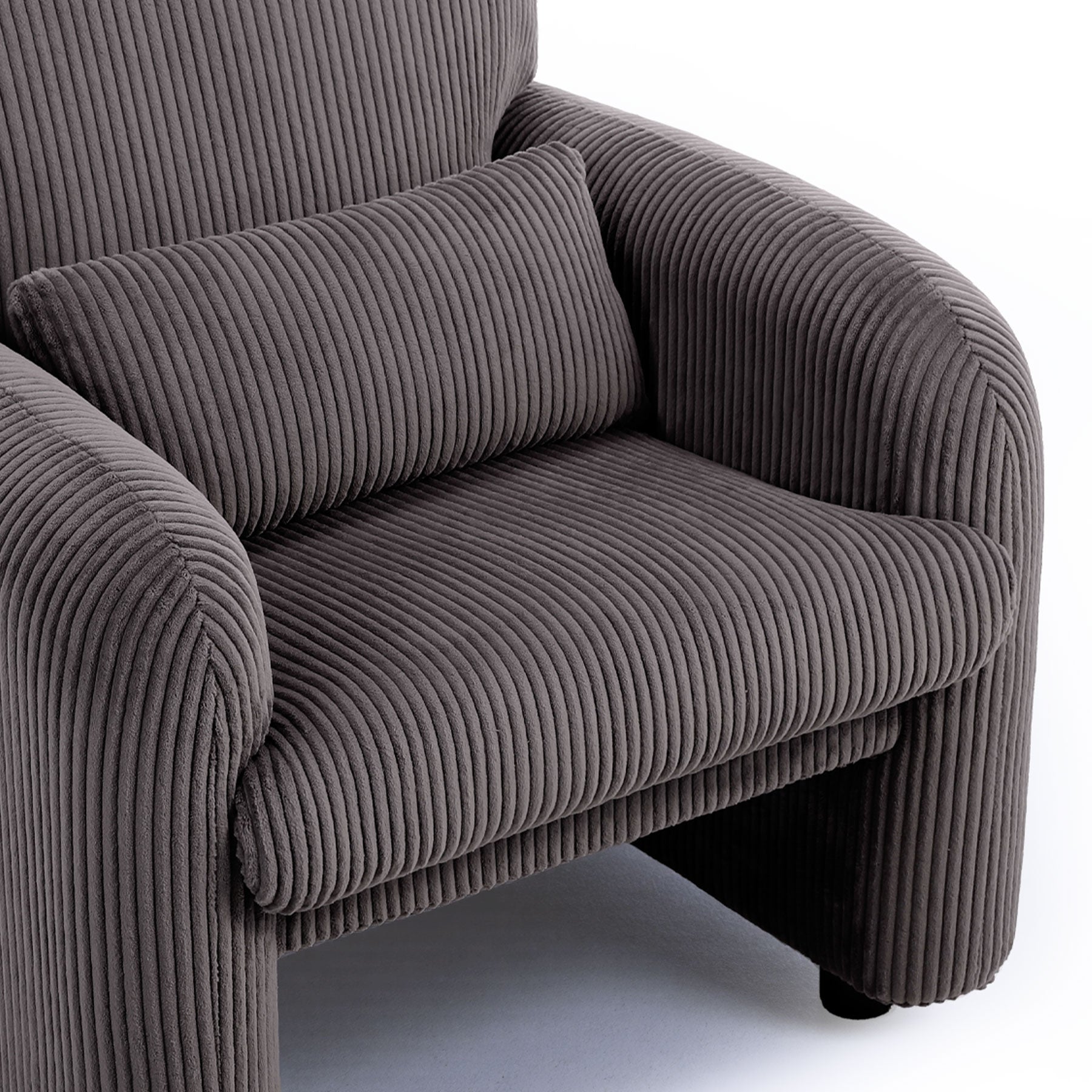 HomeMiYN Accent Chair, 32 inches Armchair with Sofa Pillow, Modern Single Sofa