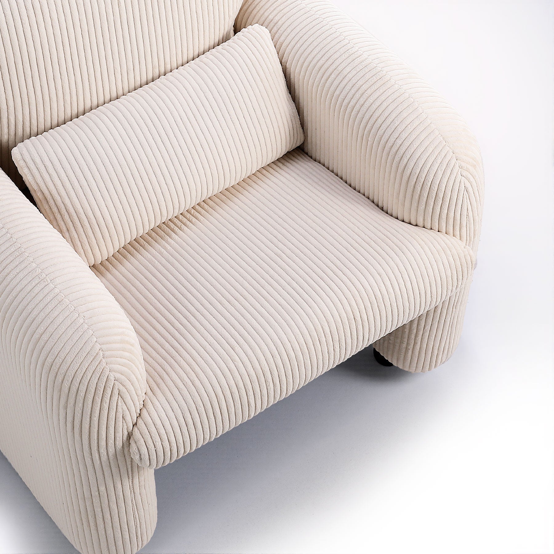 HomeMiYN Accent Chair, 32 inches Armchair with Sofa Pillow, Modern Single Sofa