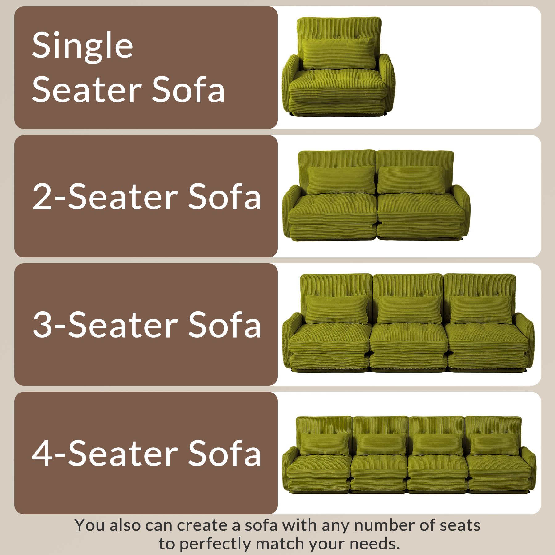 HomeMiYN Folding Sofa Bed in green color #color_Green