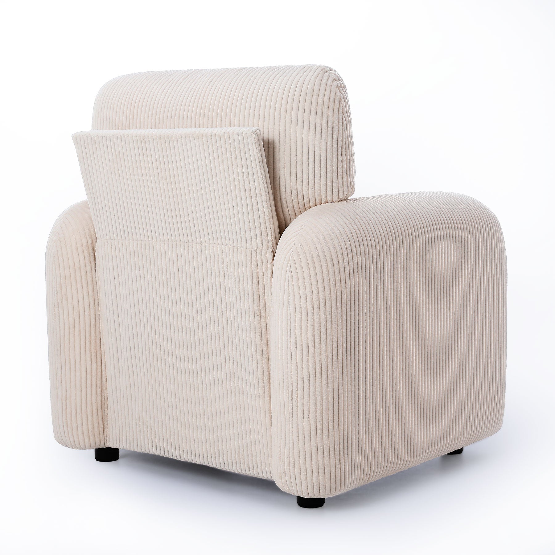 HomeMiYN Accent Chair, 32 inches Armchair with Sofa Pillow, Modern Single Sofa