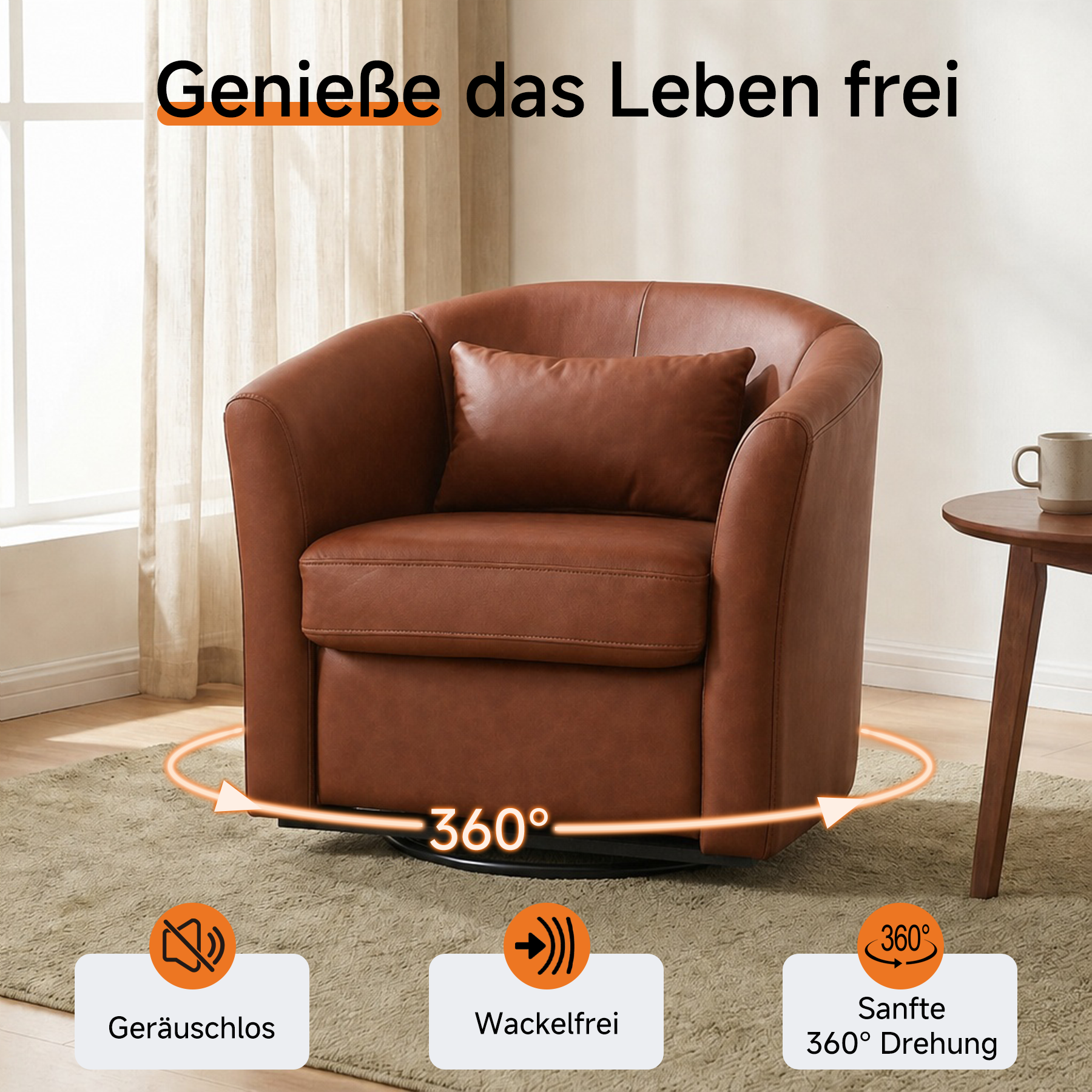 Leather Tub Chair