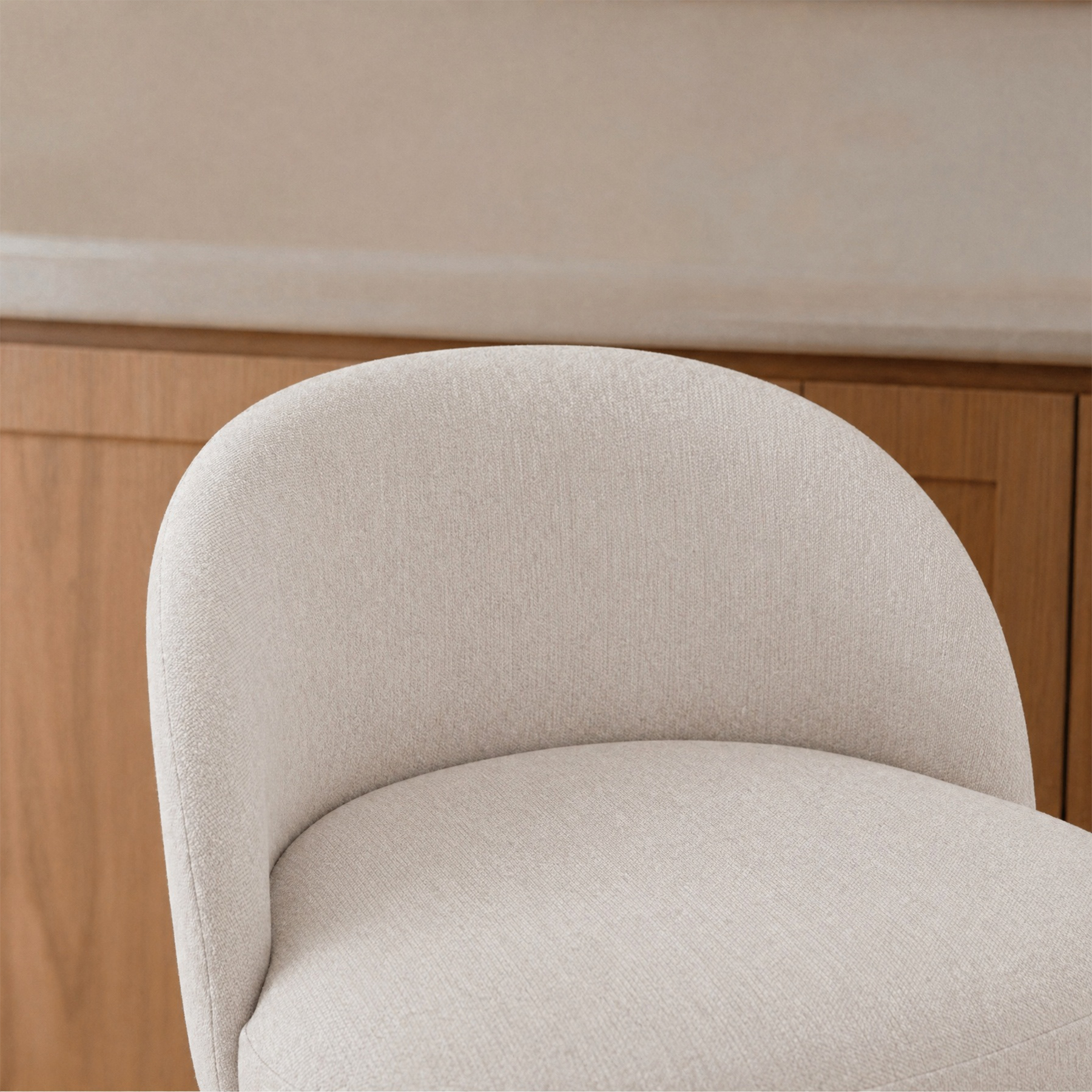 Modern Swivel Bar Stool #base-shape_Round Base #color_Dove Gray
