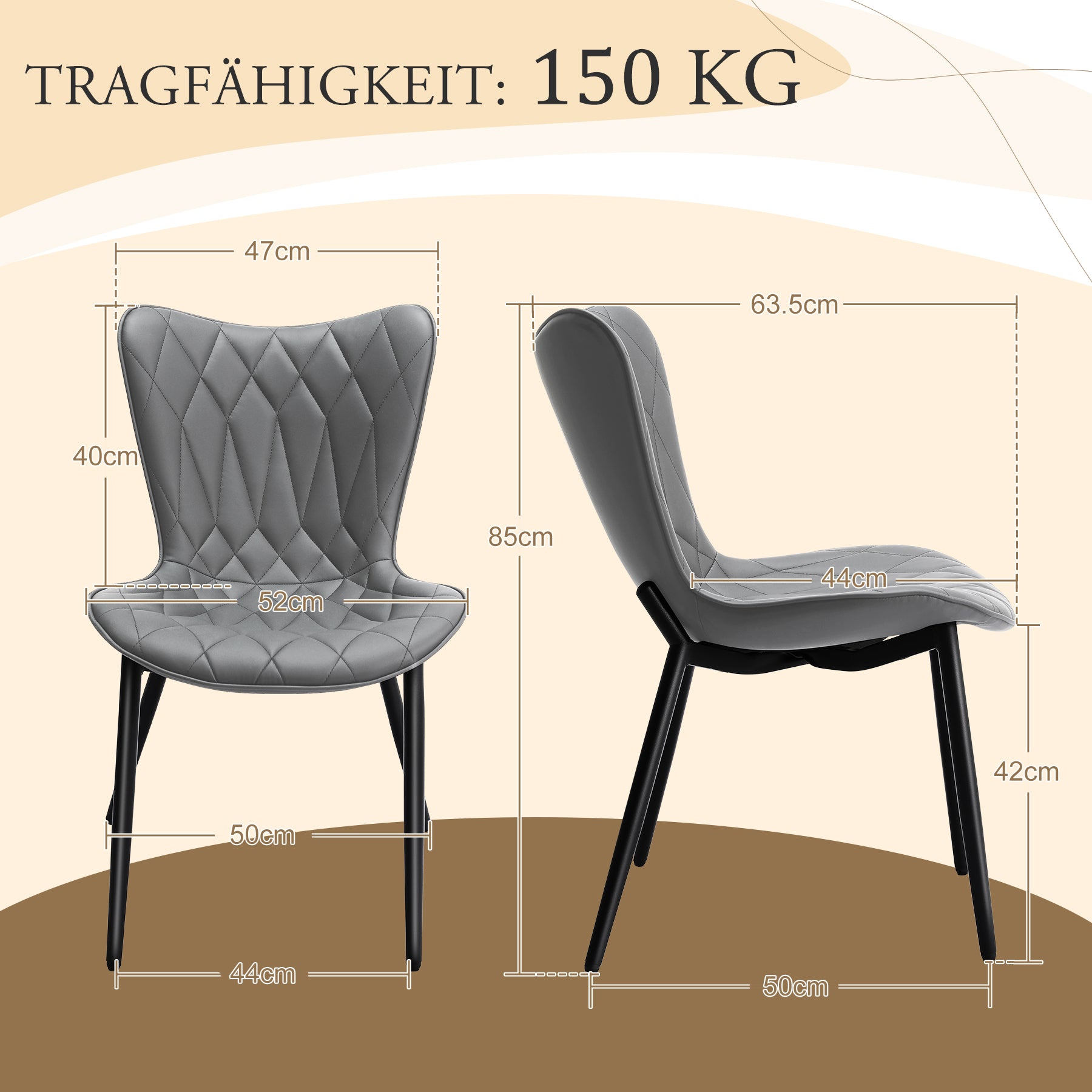 Cat Scratch Leather High Bar Stool