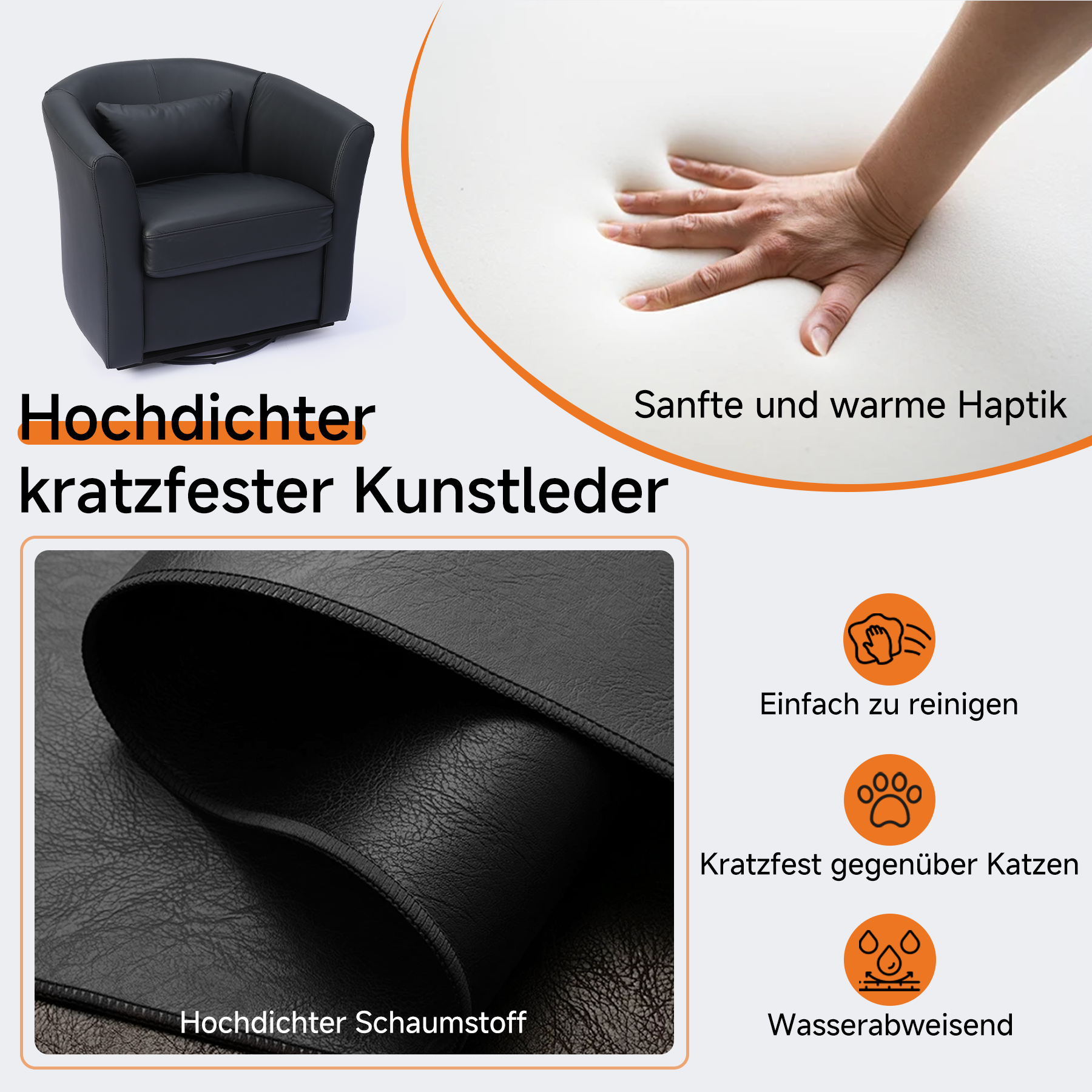 Leather Tub Chair