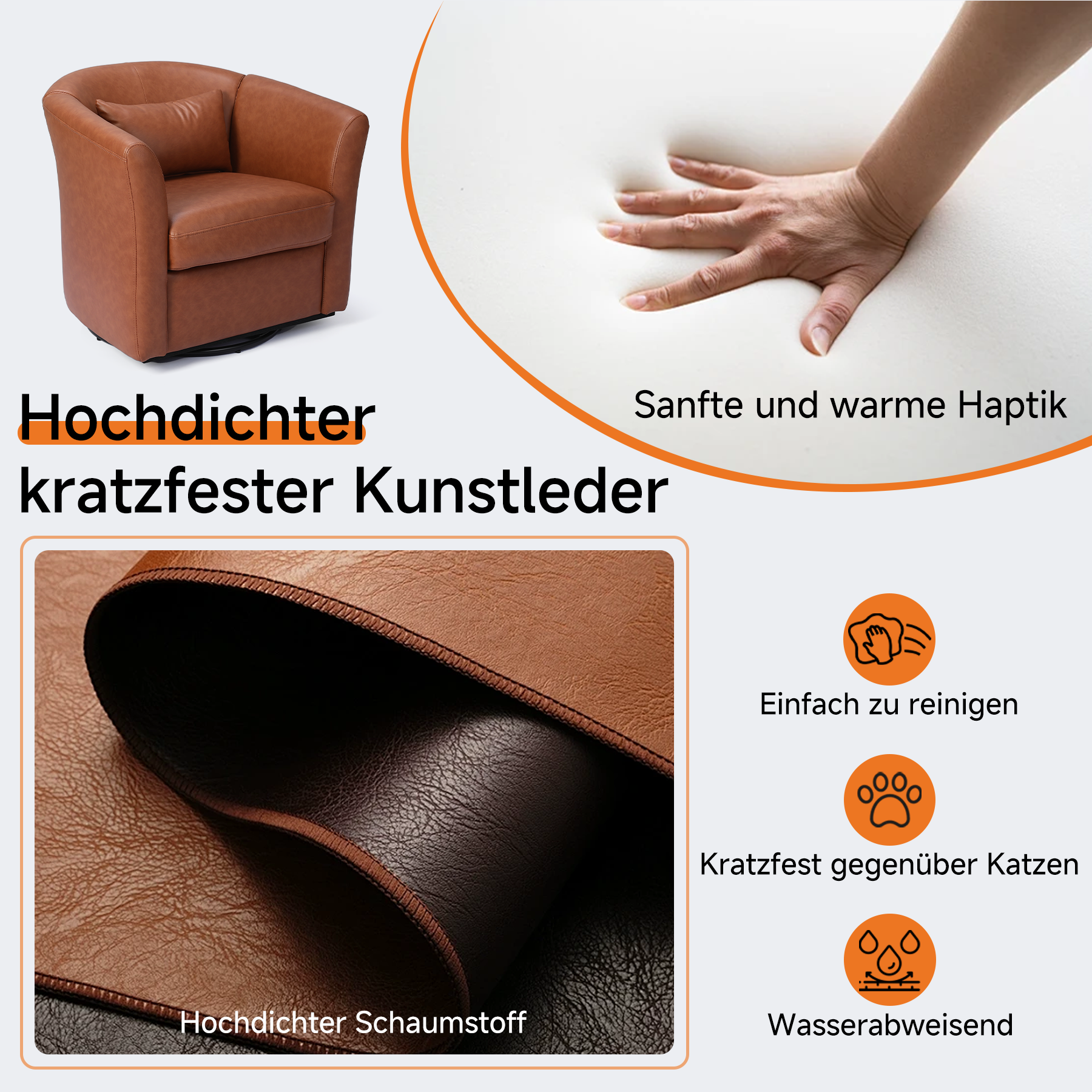 Leather Tub Chair