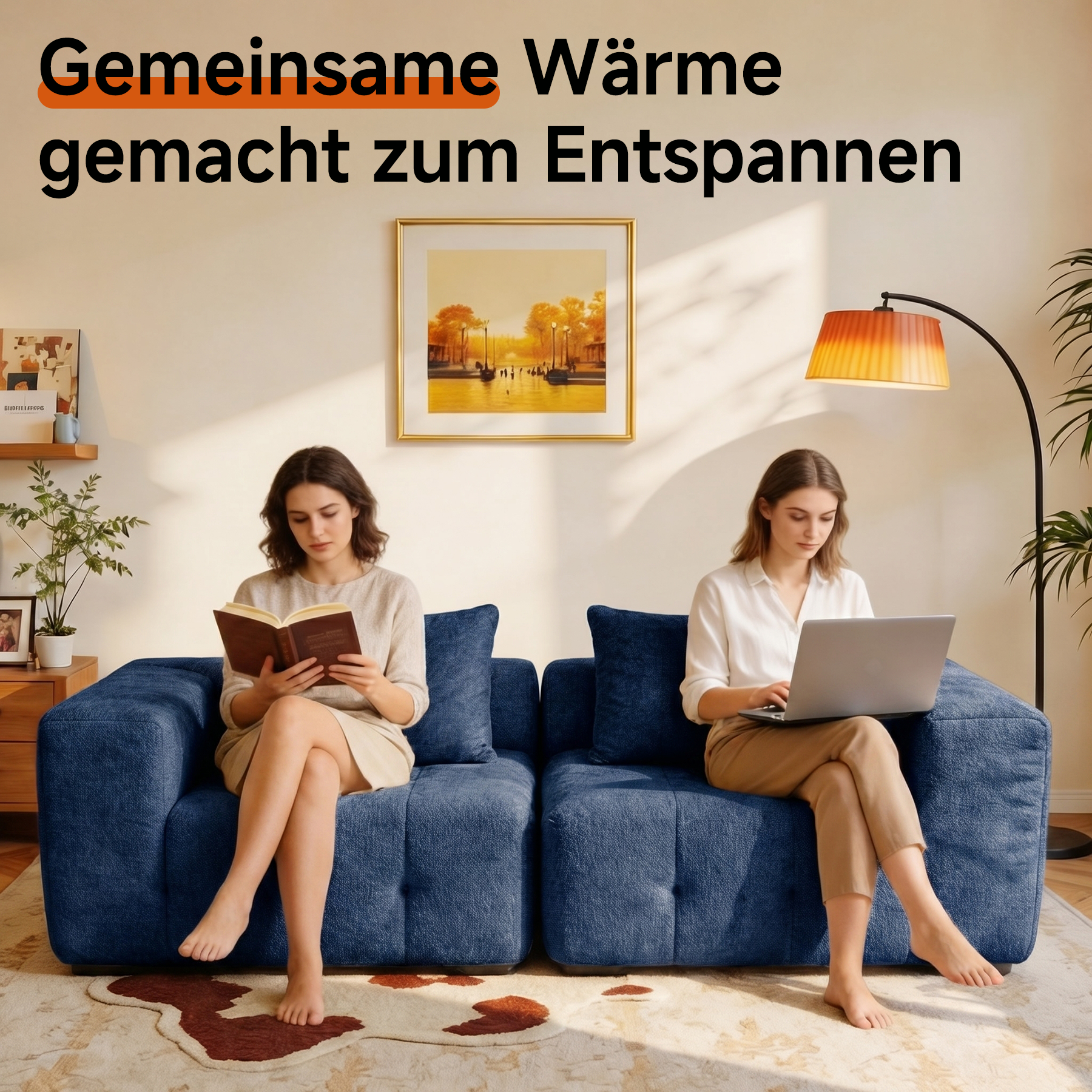 2er Boneless Sofa, Modular Sofa aus Chenille, Ohne Montage | Cloud Couch, Komprimiertes Sofa, hochelastisch, frei kombinierbares Wohnzimmer Sofa bis 240 kg