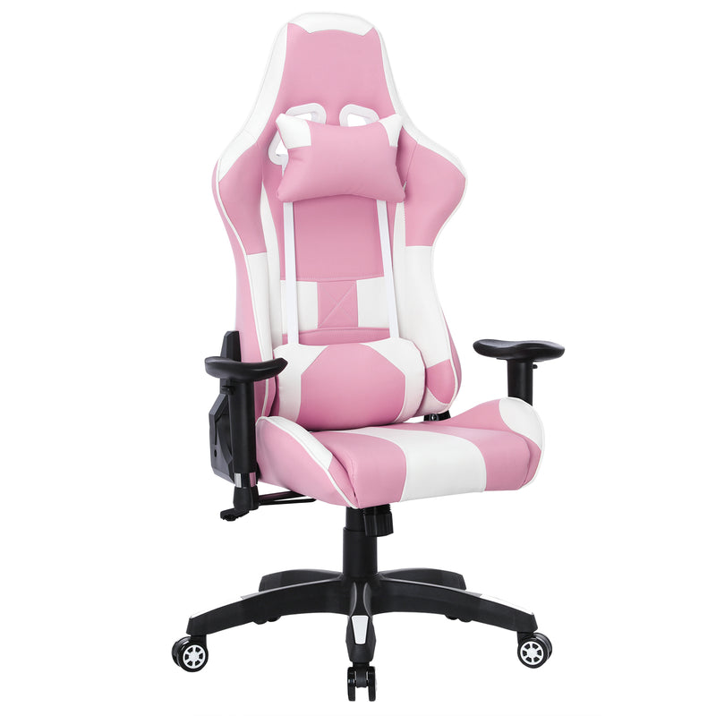 HomeMiYN Gaming Chair Racing Reclining Swivel High Back Chair Set