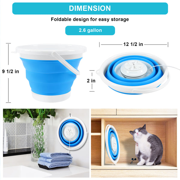 HomeMiYN Portable Mini Folding Washing Machine